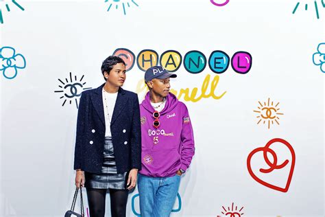 chanel pharrelll|Chanel and pharrell williams.